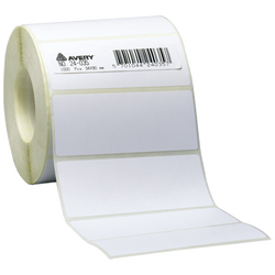 Avery 50x25mm etiketrulle hvid