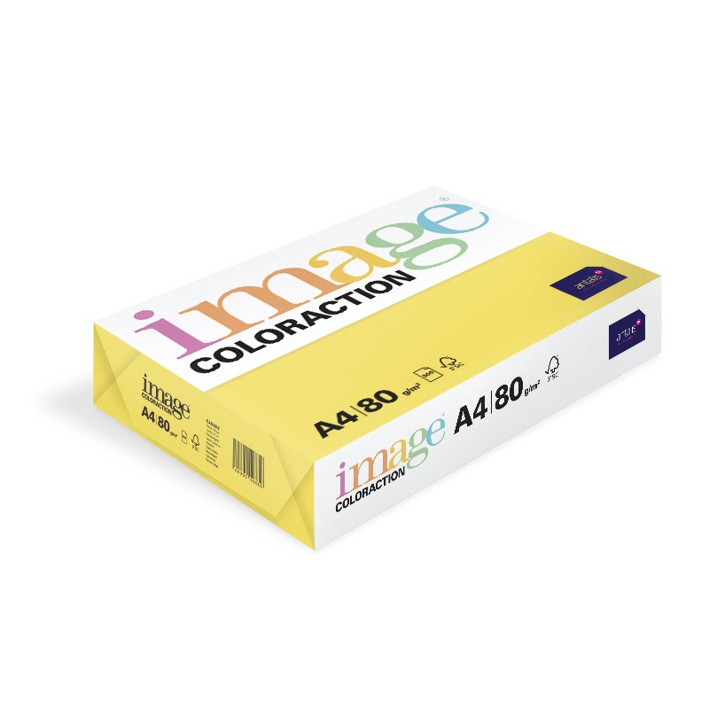 Image Coloraction A4 80g Canary Deep Yellow 500 stk