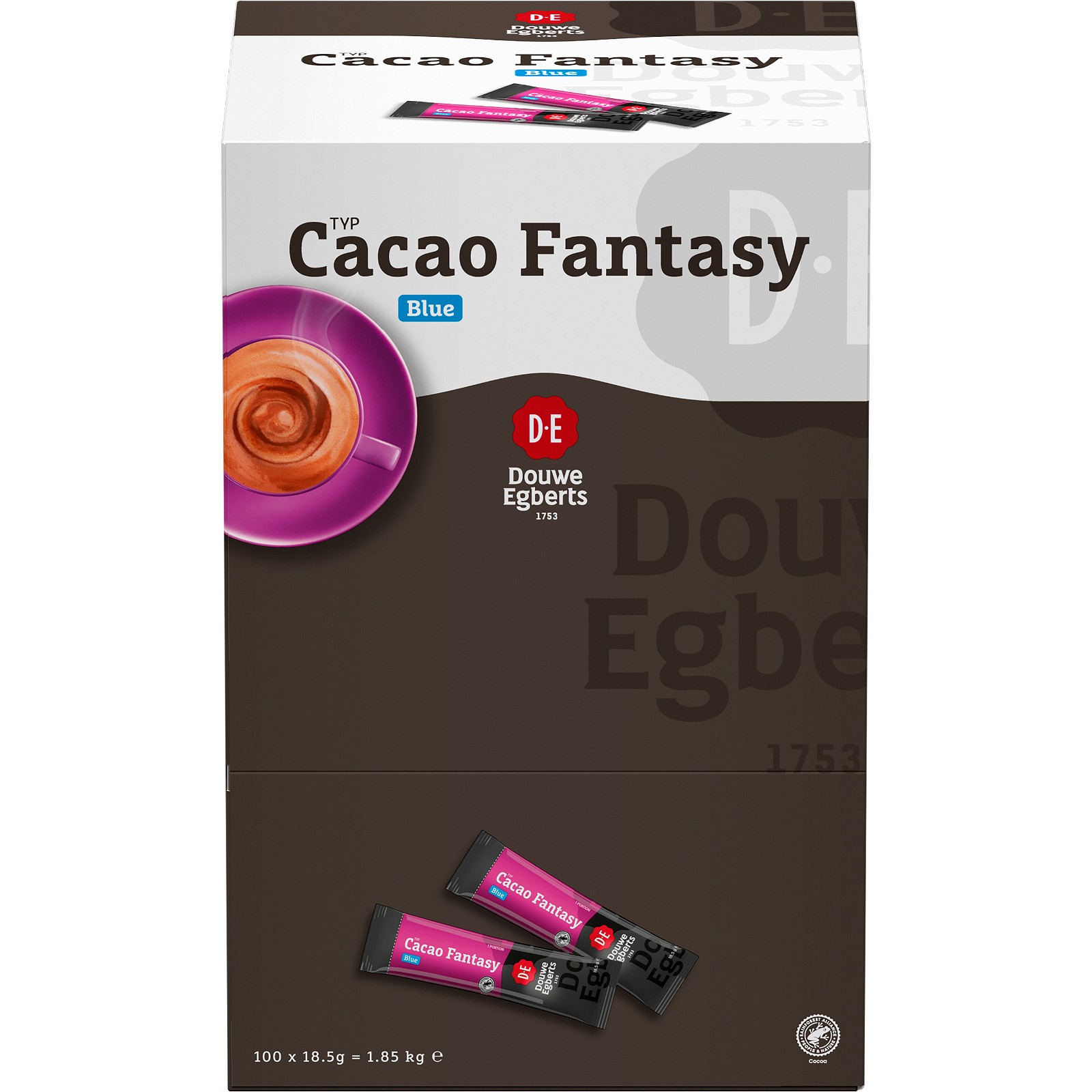 Cacao Fantasy sticks 18,5 gr 15% kakao 100 sticks