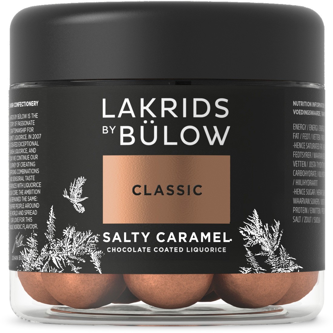 Lakrids by Bülow Classic Salty Caramel lakridskugler 125 g