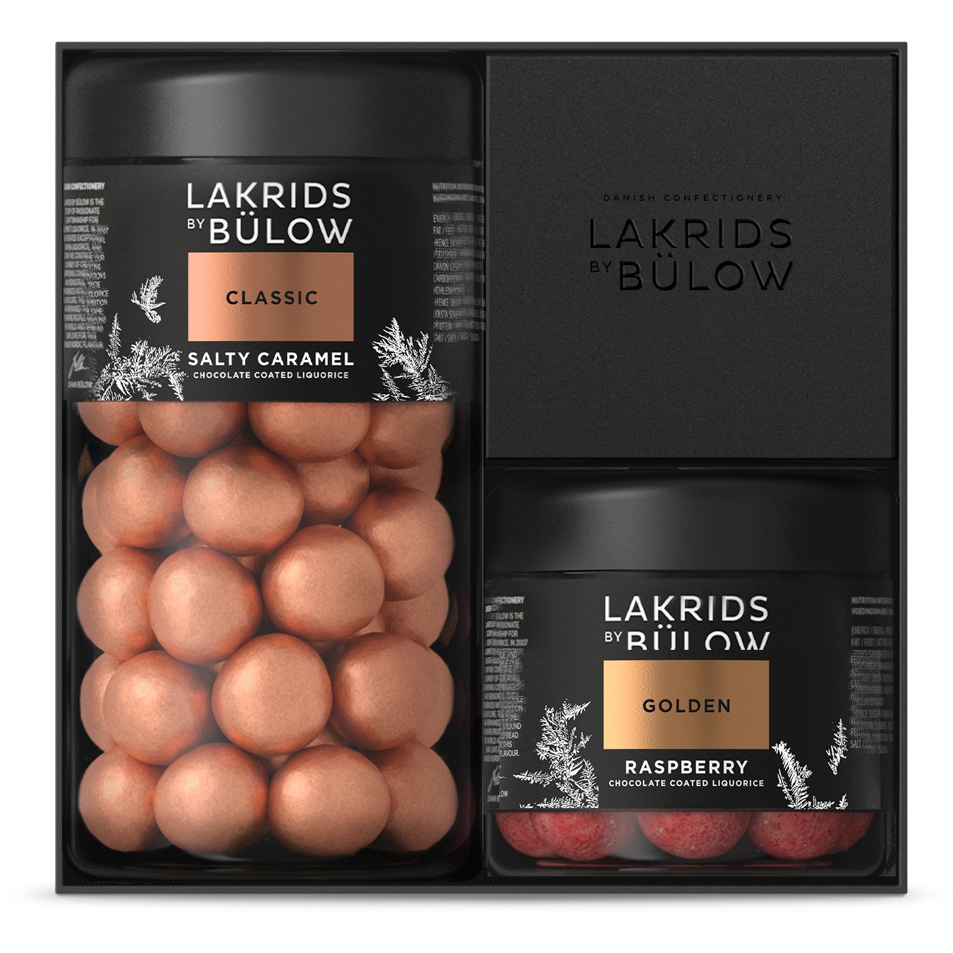 Lakrids by Bülow Black Box Classic & Golden lakridskugler 420g