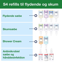 Tork 960402 S4 dispenser & skum hånddesinfektion 1000ml