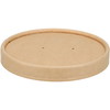 Verive låg t/papbæger Ø116mm brun 25 stk