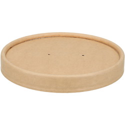 Verive låg t/papbæger Ø116mm brun 25 stk