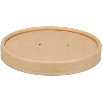 Verive låg t/papbæger Ø116mm brun 25 stk