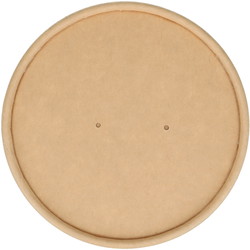 Verive låg t/papbæger Ø116mm brun 25 stk