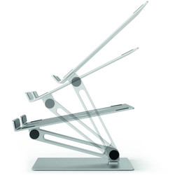 Durable Rise laptopstander 10"-17" sølv