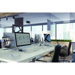 Durable Rise laptopstander 10"-17" sølv