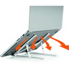 Durable FOLD laptopstander 10"-15" sølv