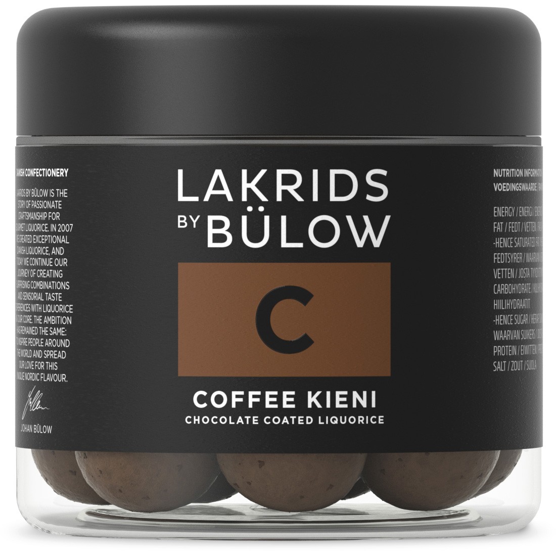 Lakrids by Bülow C Coffee Kieni lakridskugler 125g