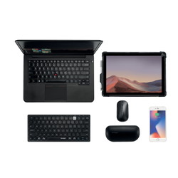 Kensington Dual trådløst Compact tastatur nordisk layout sort