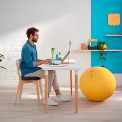 Leitz Ergo Cosy sædepude 455x355x75mm grå