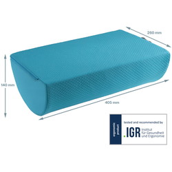 Leitz Ergo Cosy fodstøtte 405x260x140mm blå