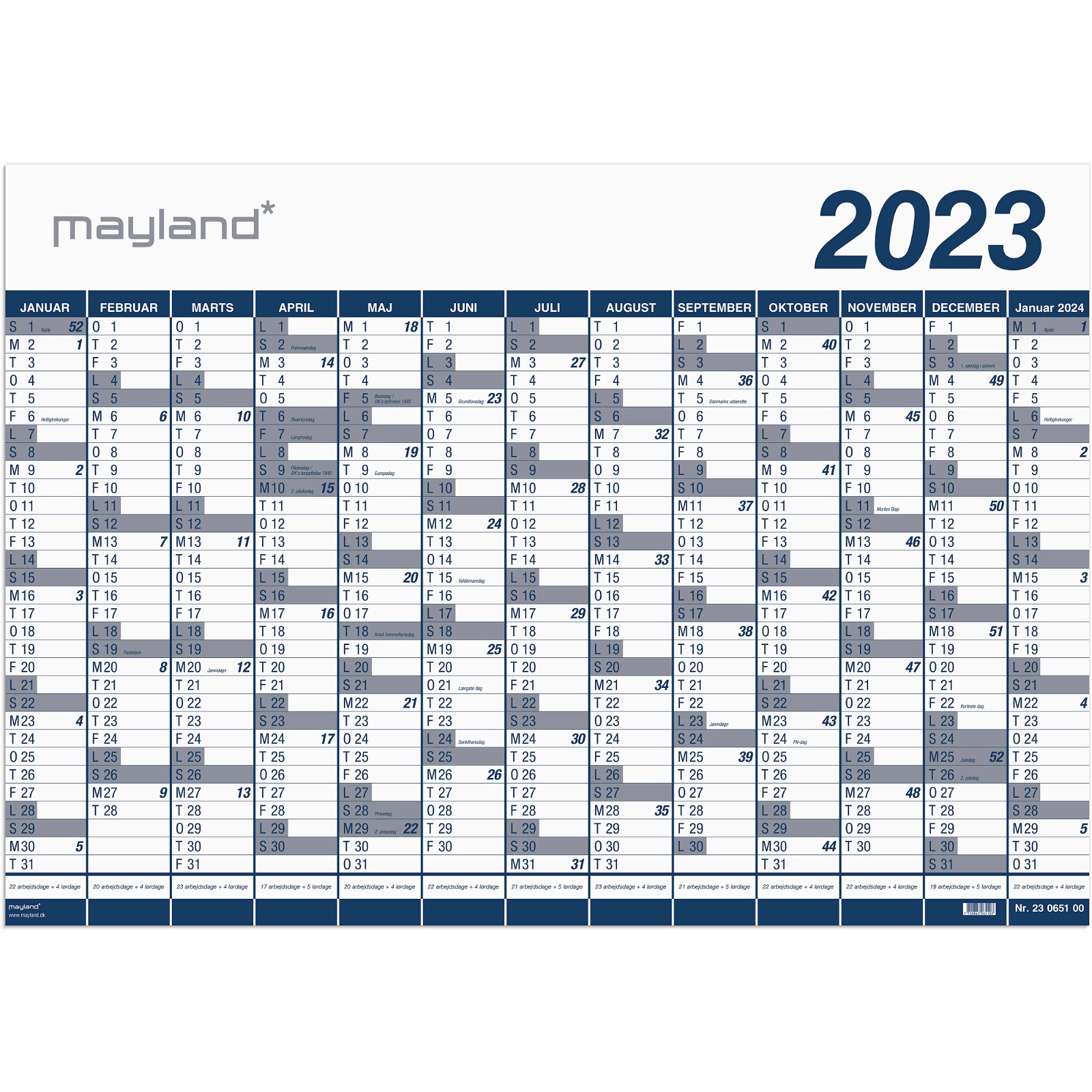 Mayland 2023 23065100 kæmpekalender 13mdr