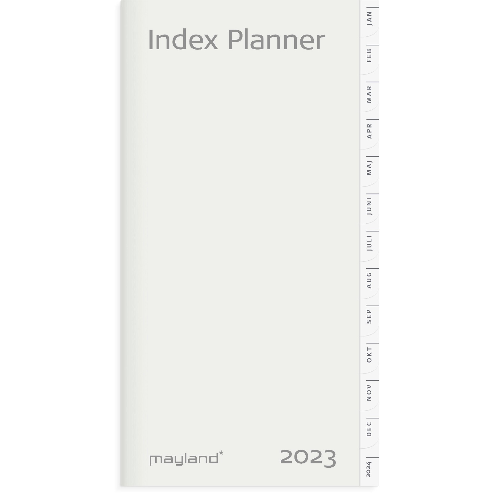 Mayland 2023 23095200 indexkalender 17x8,8x0,3cm