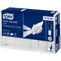 Tork Advanced Xpress H2 håndklædeark 32x21,3cm hvid