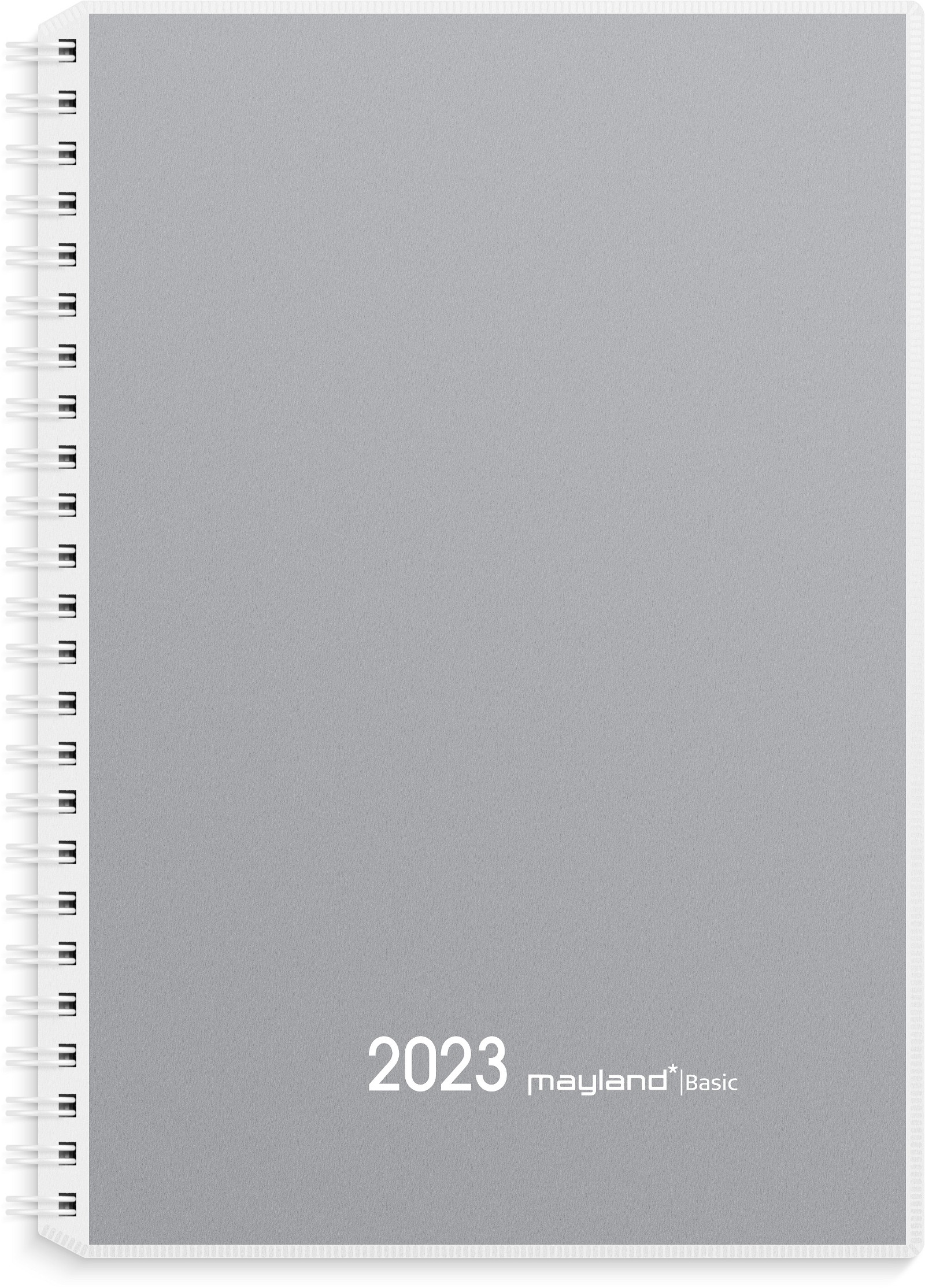 Mayland A5 Basic kalender 21x15,7x0,7 cm grå
