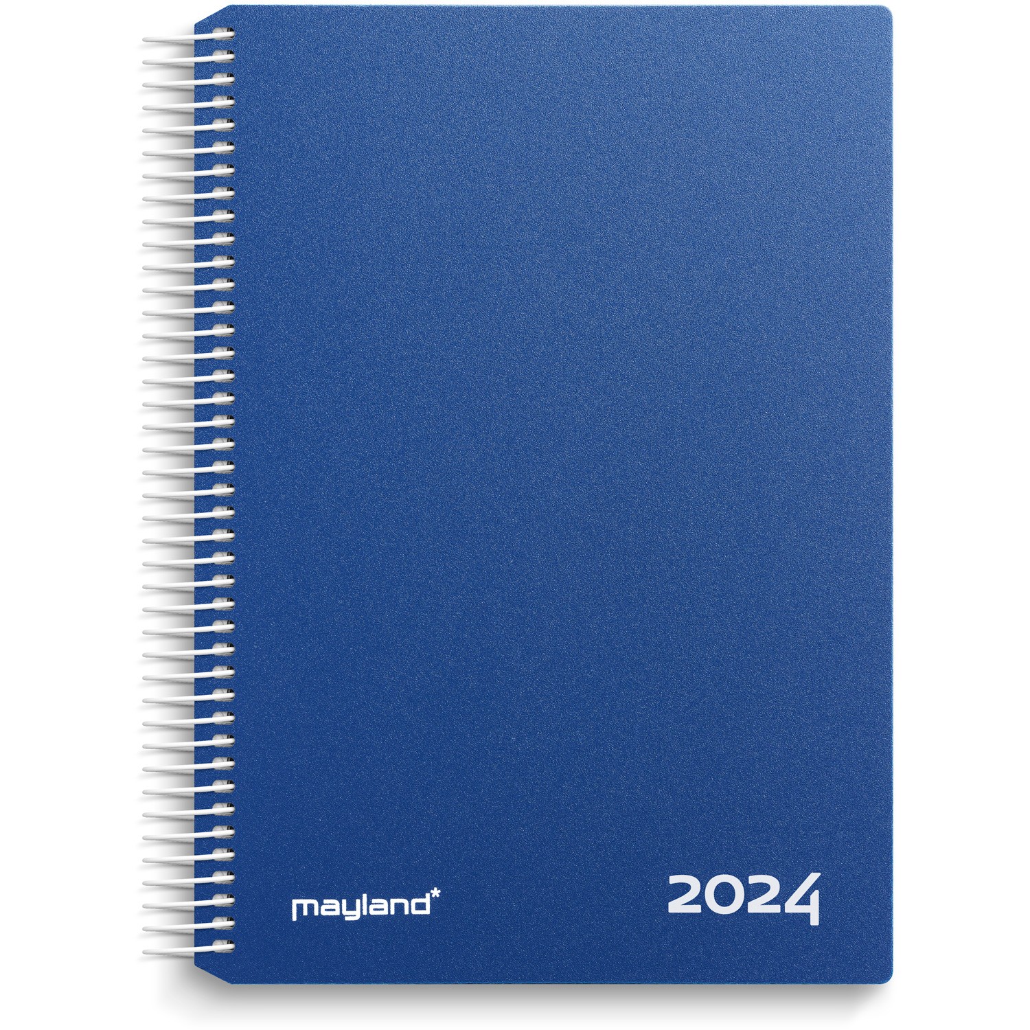 Mayland 2024 24218020 spiralkalender 24x18,5x2,1cm blå