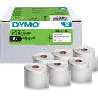 Dymo LabelWriter shippingetiketter 102x210mm hvid 6rl