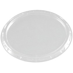 Plastlåg t/dressingbæger Ø72mm klar 1000stk