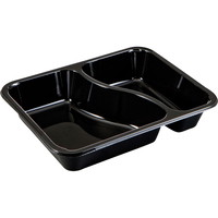 Takeaway bakke 178x227x43mm sort
