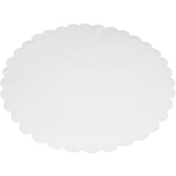 Fadpapir 40g Ø26cm hvid