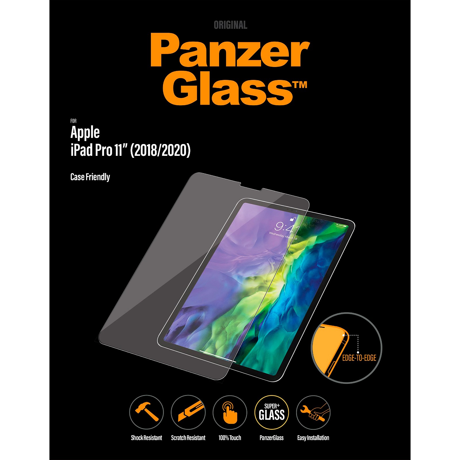 PanzerGlass Case Friendly beskyttelsesglas t/iPad Pro 11"