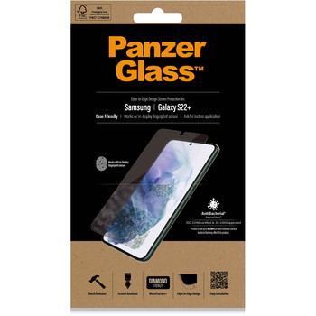 PanzerGlass Case Friendly beskyttelsesglas t/Samsung Galaxy S22+