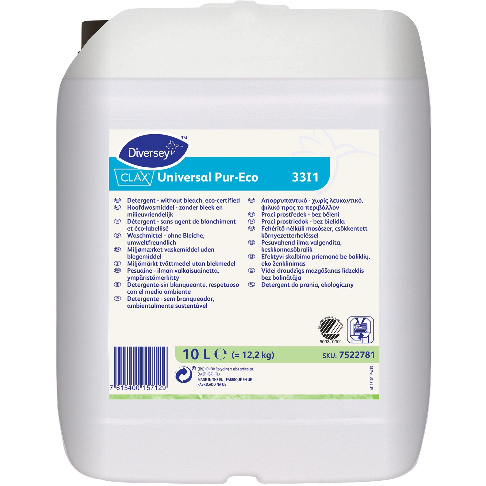 Clax Universal flydende vaskemiddel t/auto dosering 10 ltr