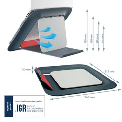 Leitz Ergo Cosy laptopstander 13"-17"