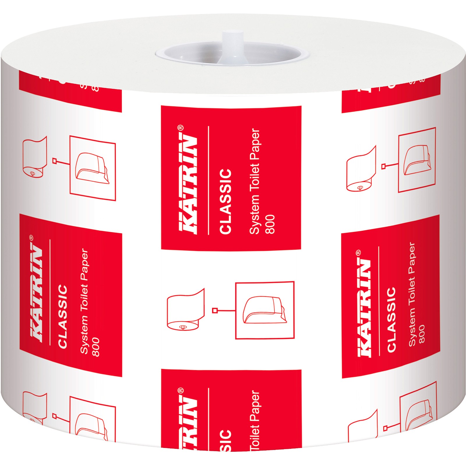 Katrin Classic toiletpapir 156007 2-lags 100 m hvid 36 rl