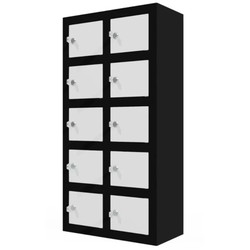 Sono opbevaringsboks 10 rum 200x390x780mm sort/hvid
