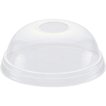 Kuppelplastlåg bio Ø95mm klar 100 stk