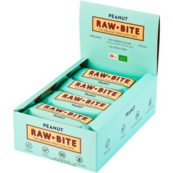 Rawbite Peanut økologisk snackbar 50g