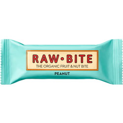 Rawbite Peanut økologisk snackbar 50g