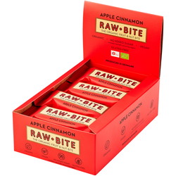 Rawbite Apple/Cinnamon økologisk snackbar 50g