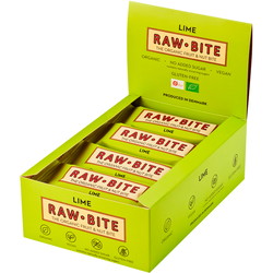 Rawbite Lime økologisk snackbar 50g