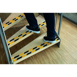 Durable Duraline Grip skridsikker tape 25mm gul/sort