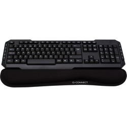 Q-connect håndledsstøtte memory foam t/tastatur sort
