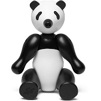 Kay Bojesen Panda mellem 25 cm sort/hvid