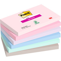 Post-it SS Soulful notes 76x127mm 6 stk