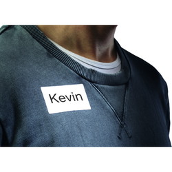 Durable navneetiketter 30x60mm hvid