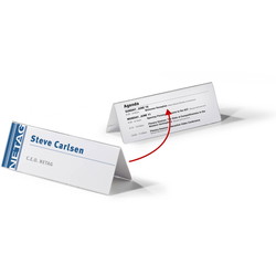 Durable bordskilteholder 6,1x21cm 10stk