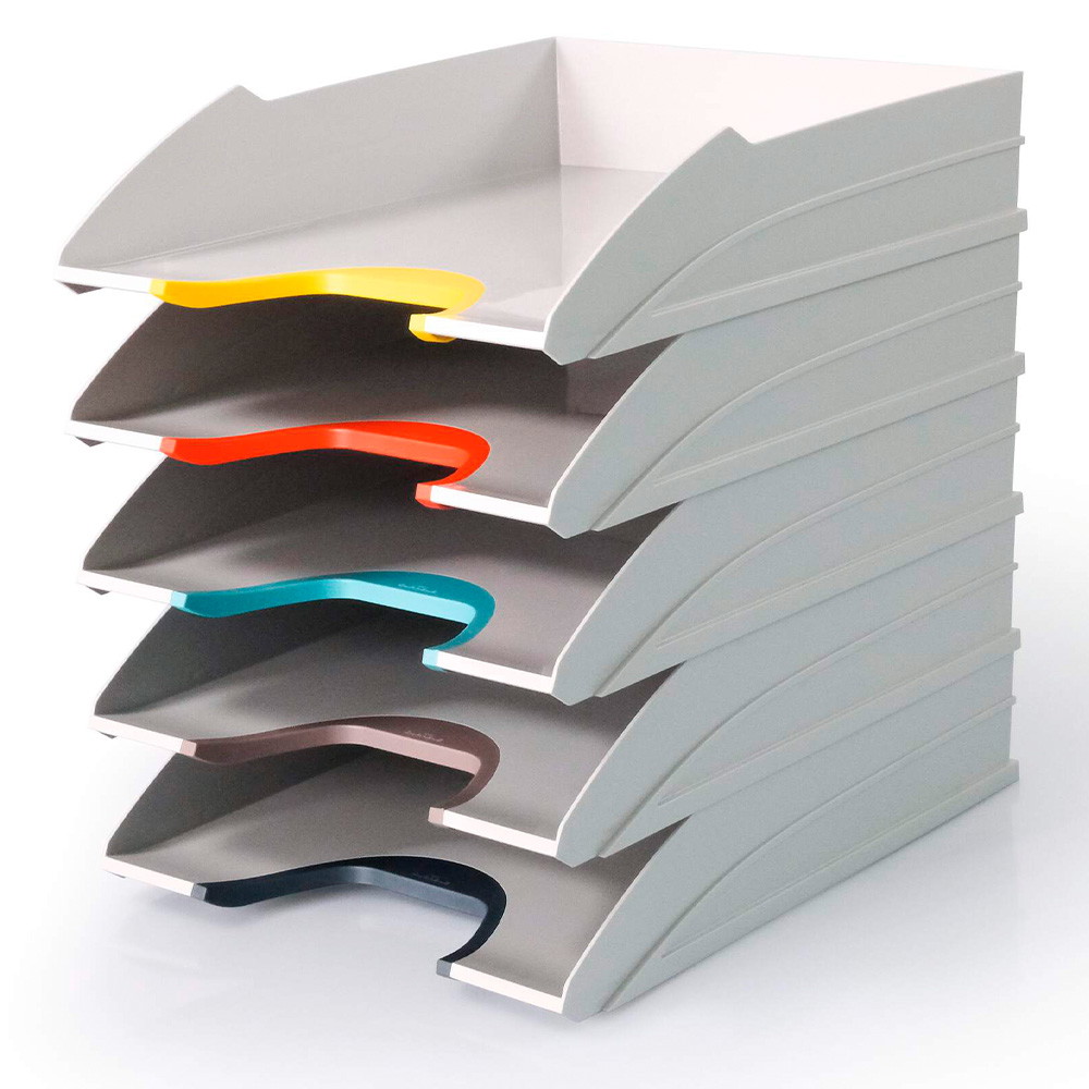 Durable Varicolor Mix brevbakkesæt A4 grå