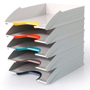 Durable Varicolor Mix brevbakkesæt A4 grå