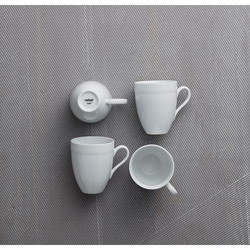 Aida Relief krus m/hank 30cl Ø7cm hvid 4stk