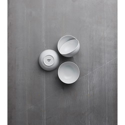 Aida Relief skåle Ø15cm H10cm hvid 4stk