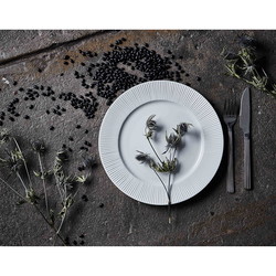 Aida Groovy middagstallerkner Ø26,5cm porcelæn 12stk