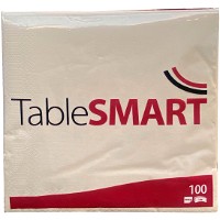 TableSMART serviet 3-lags 40x40cm creme 100stk
