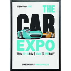 Durable Duraframe magnetramme 100x70cm sort